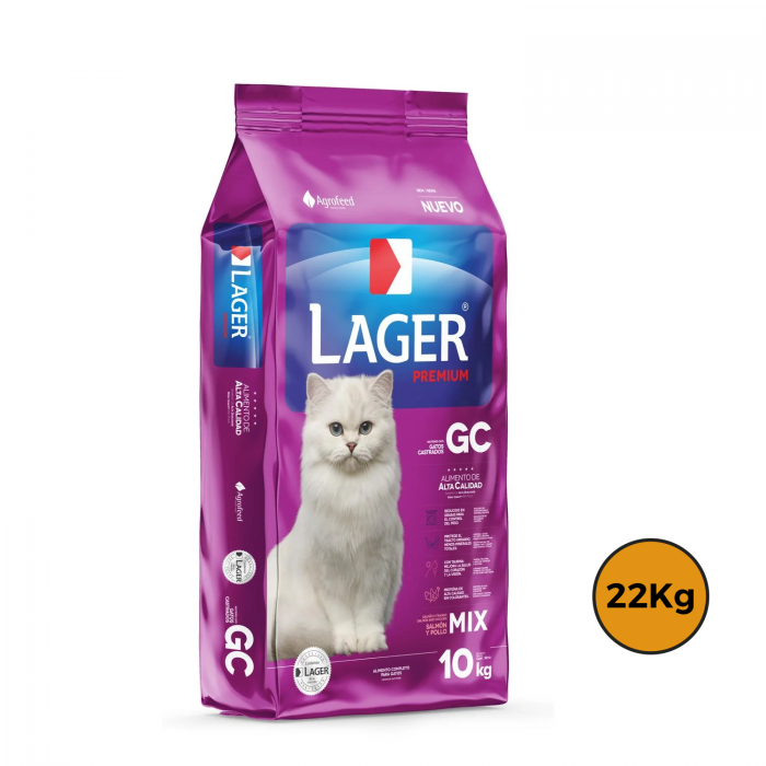 Lager Gato Castrado 22Kg + Regalo