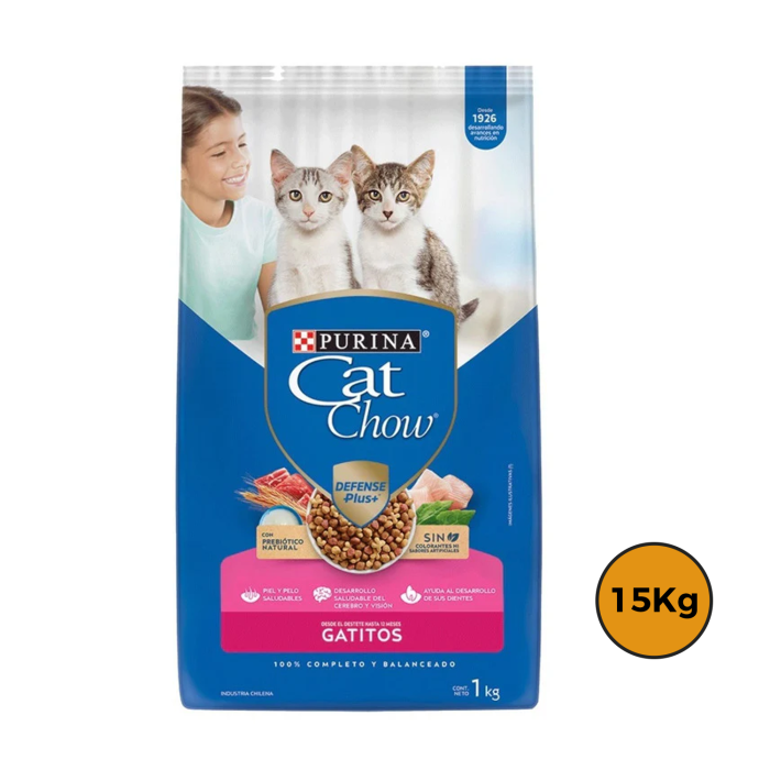 Cat Chow Gatito 15 Kg + Regalo