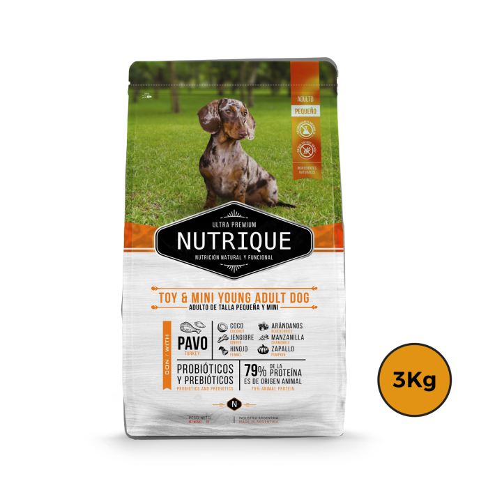 Nutrique Adulto Razas Pequeñas 3 Kg + Regalo