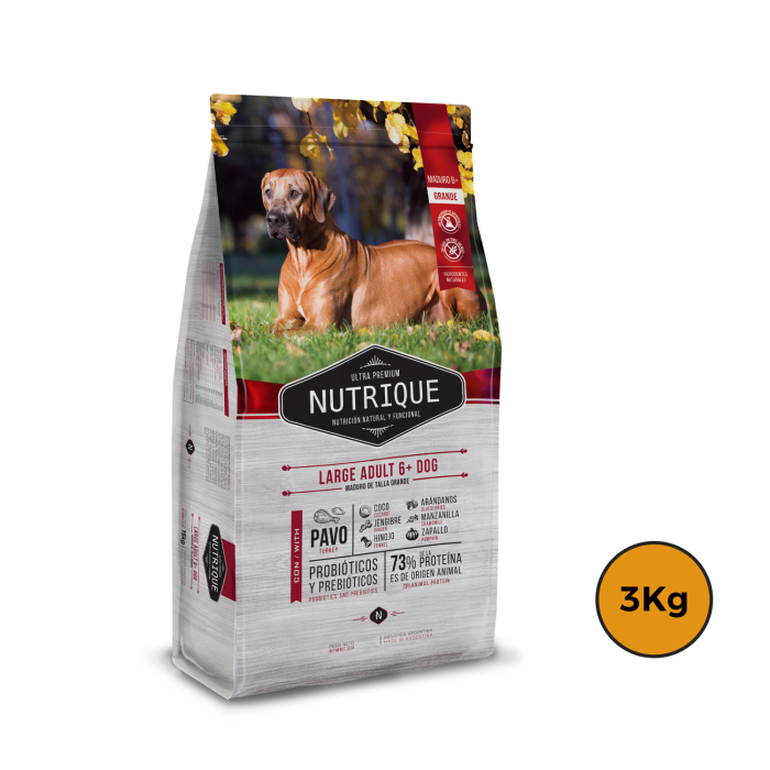 Nutrique Senior Razas Grandes 3 Kg + Regalo