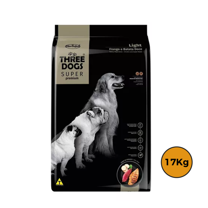 Three Dogs Super Premium Light 17 Kg + Regalo