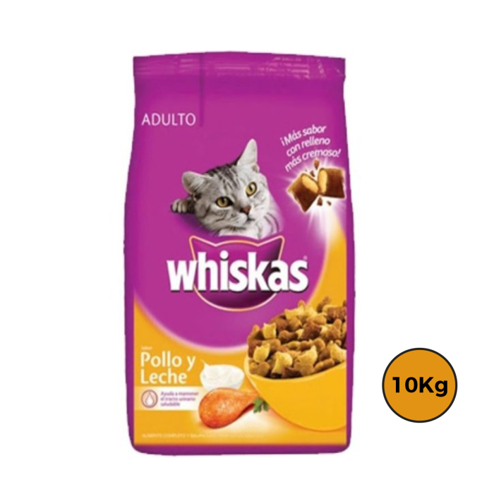Whiskas Gato Pollo 10 Kg + Regalo