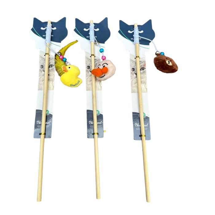 Juguete gato vara peluches