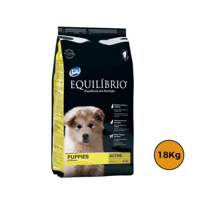 Equilibrio Cachorro Raza Mediana 18 Kg + Regalo